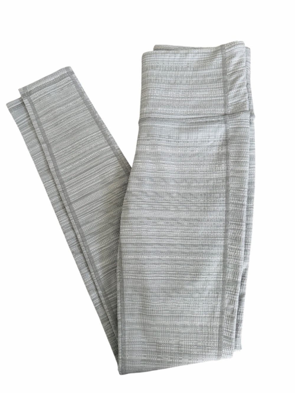 Athleta High Rise Jacquard Chaturanga 7/8 Tight in Quail XS - Picture 3 of 7